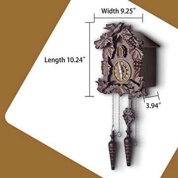 Kendal Handcrafted Wood Cuckoo Clock MX210