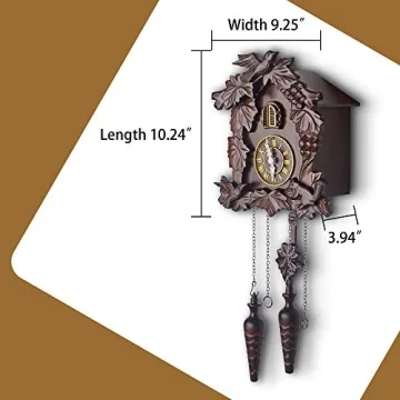 Kendal Handcrafted Wood Cuckoo Clock MX210