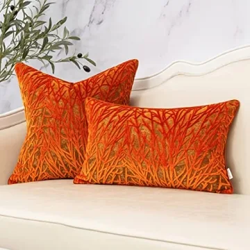 Yangest Velvet Twigs Pillow Cover for Stylish Home Décor