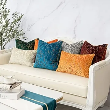 Yangest Velvet Twigs Pillow Cover for Stylish Home Décor