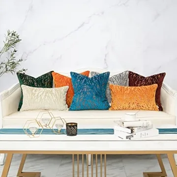Yangest Velvet Twigs Pillow Cover for Stylish Home Décor