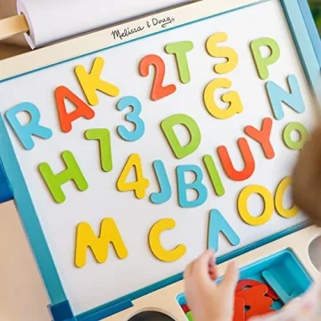 Melissa & Doug Double-Sided Magnetic Tabletop Easel