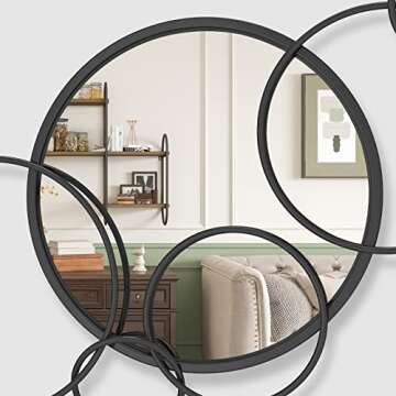 Joudia Decorative Wall Mirror - Modern Design for Any Room