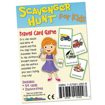Briarpatch Travel Scavenger Hunt Card Game for Family Road Trips