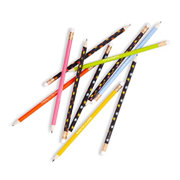 ban.do Colorful Pencil Set of 10 - Pre-Sharpened Graphite Pencils