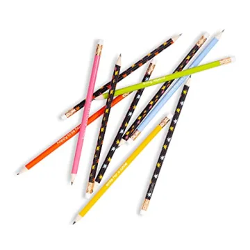ban.do Colorful Pencil Set of 10 - Pre-Sharpened Graphite Pencils