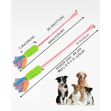 SCHITEC Tug Toy: Squeaky Rope for Interactive Dog Play