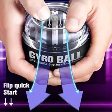 JIN BD Wrist Trainer Gyro Ball for Grip Strength