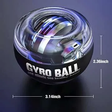 JIN BD Wrist Trainer Gyro Ball for Grip Strength