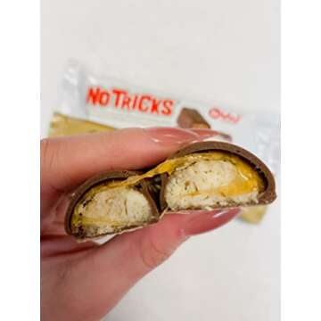 Gluten Free, Caramel Cookie Bars | "No Tricks" (3 Pack) | Vegan, Dairy Free, Peanut Free, Nut Free, Soy Free | by No Whey Foods