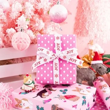 WRAPAHOLIC Christmas Dog Wrapping Paper - Festive Design