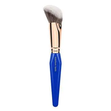 Bdellium Tools Professional Makeup Brush - Golden Triangle 988 BDHD Phase I - With All Vegan and Soft Synthetic Fibers, For Precise Application & Blending (Blue, 1pc)