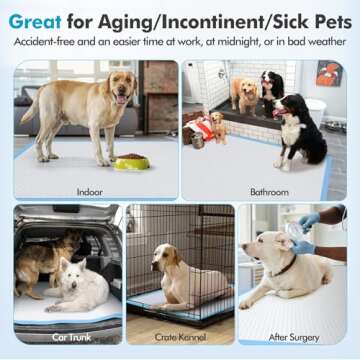 Gimars Jumbo 36"x36" Dog Pads - Heavy Absorbency