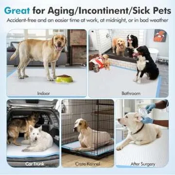 Gimars Jumbo 36"x36" Dog Pads - Heavy Absorbency