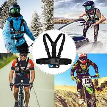 Chest Mount Harness for GoPro - Hands-Free Action Recording