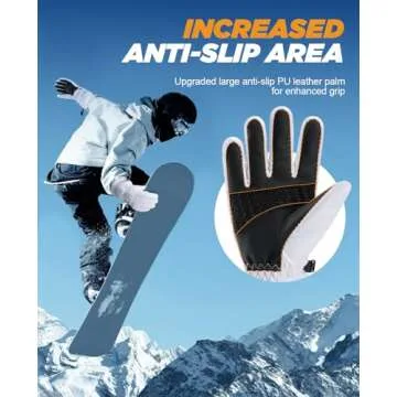 TANSTC Winter Gloves Waterproof Touchscreen Cold Weather Gear