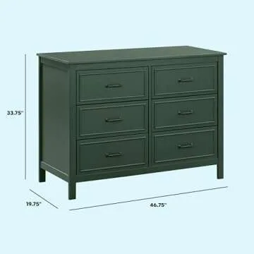 DaVinci Charlie 6-Drawer Baby Dresser - Safe & Stylish Storage