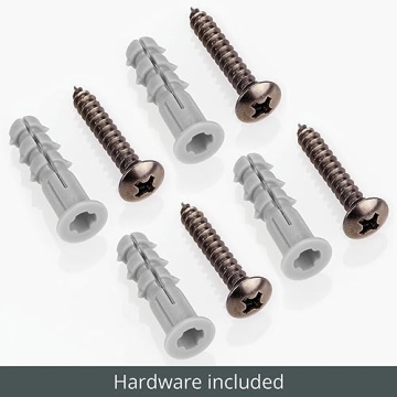 mDesign Wall Mount Storage Organizer for Gift Wrap and Bows