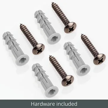 mDesign Wall Mount Storage Organizer for Gift Wrap and Bows