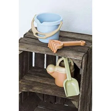 Dantoy: BIO Sand & Garden Set - 4 Piece Playset - Pretend Gardening, Outdoor Beach-Backyard-Sandbox Toy, Recycled Plastic, Kids & Toddlers Ages 2+