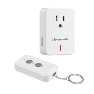 DEWENWILS Indoor Remote Control Outlet, Expandable Remote Light Switch Kit, Wireless On Off Power Sw...