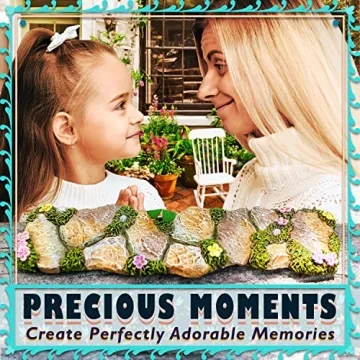 Twig & Flower Miniature Fairy Garden Walkway with Flowers