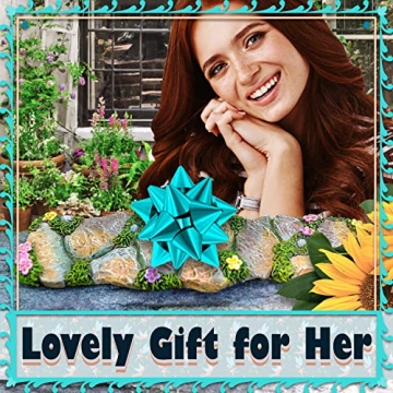 Twig & Flower Miniature Fairy Garden Walkway with Flowers