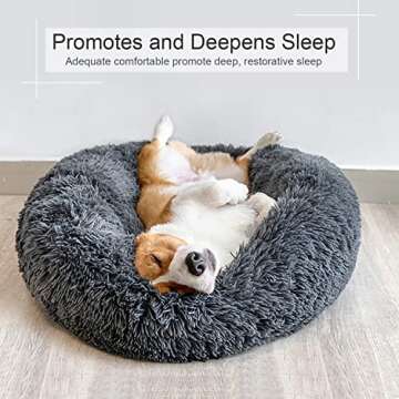 Cozy Calming Dog Bed for Pets of All Sizes