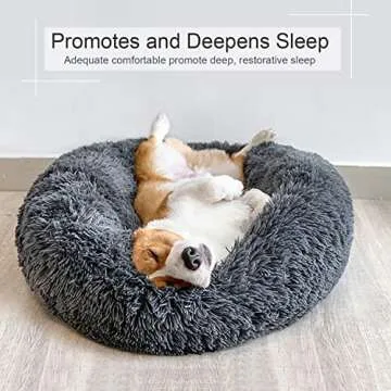 Cozy Calming Dog Bed for Pets of All Sizes
