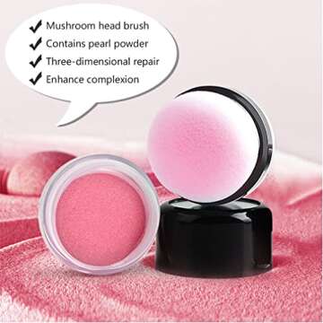 Highly Pigmented Air Cushion Blush for All-Day Glow