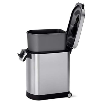 Pet Food Storage Container 25L Medium Stainless Steel