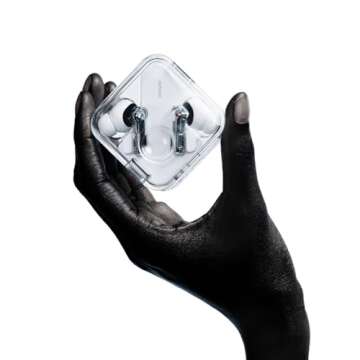 Nothing Ear Wireless Earbuds with ChatGPT Integration, Smart ANC, Hi-Res Audio with LDAC & LHDC, 11mm Dynamic Bass Boost, 40.5H Playtime, 6 Mics for Calls Wireless Headphones, Wireless Charging White