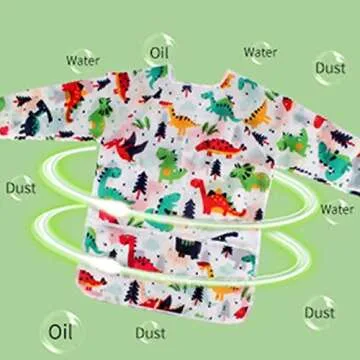 CUBACO Kids Painting Apron - Fun, Durable, Waterproof