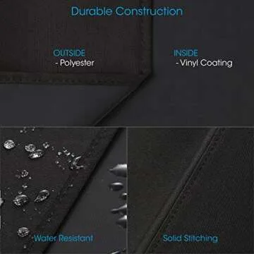 Unicook 30 Inch Heavy Duty Smoker Cover for All Weather