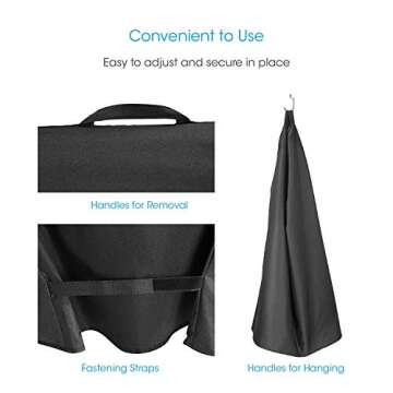Unicook 30 Inch Heavy Duty Smoker Cover for All Weather