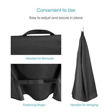 Unicook 30 Inch Heavy Duty Smoker Cover for All Weather
