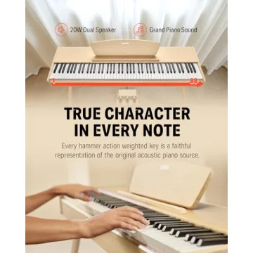 88 Key Donner DDP-80 Digital Piano for Beginners
