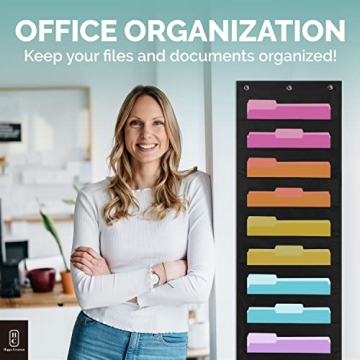 Heavy Duty Classroom Pocket Chart with Door Hangers