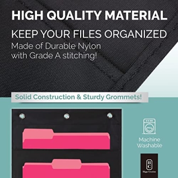 Heavy Duty Classroom Pocket Chart with Door Hangers