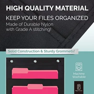 Heavy Duty Classroom Pocket Chart with Door Hangers