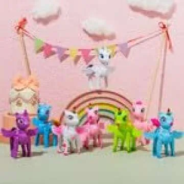 JOYIN 8 Pack Pre Filled 3.5" Easter Egg with Unicorn Deformation Toys, Easter Party Favor for Girls Toddlers Kids Egg Hunt, Basket Stuffers Filler, Classroom Prize Supplies