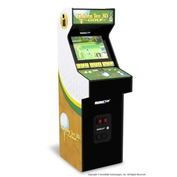 ARCADE1UP Golden Tee 3D Deluxe Arcade Machine with 8 Classic Games for Home