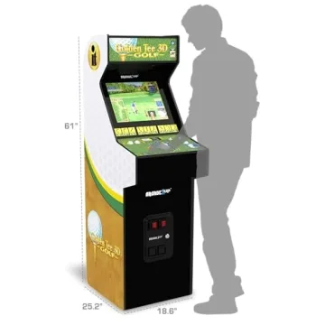 ARCADE1UP Golden Tee 3D Arcade Machine - 8 Classic Games