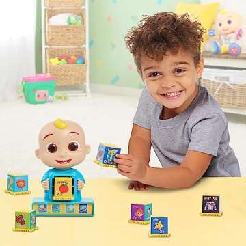 Just Play CoComelon JJ Phonics Fun Interactive Learning and Education Toy, 4 Modes of Play, Animal D...