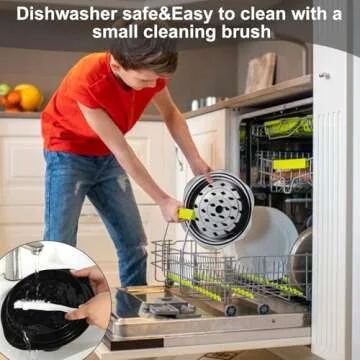 GU BEI TE Chicken Shredder,Large Chicken Shredder Tool Twist with Brush and Fork, BPA Free,Ergonomic Handle,Non-Slip Base Pad and Handle,The Meat Shredder Machine for Chicken, Pork, Beef(BLACK)