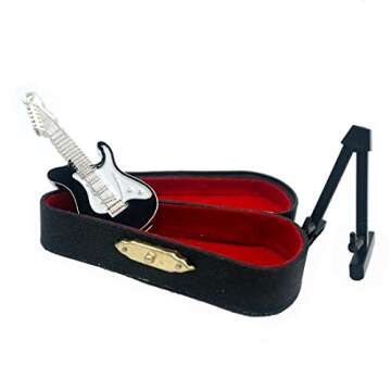 LONMAX 16GB Guitar USB Flash Memory Drive Metal USB Stick Gift Pen Drive USB Thumb with Gift Box (16GB, LM-US-Metal Guitar)