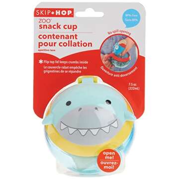 Skip Hop Baby Snack Container, Zoo Snack Cup, Shark