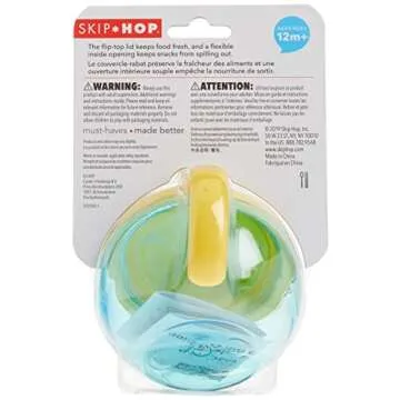 Skip Hop Baby Snack Container, Zoo Snack Cup, Shark