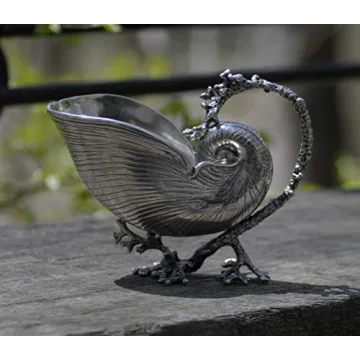 Elegant Nautilus Gravy/Sauce Boat - Vagabond House