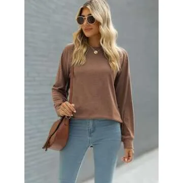 ZUPELL Women's Fall Tunic Sweatshirt for Stylish Comfort